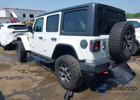 2019 Jeep Wrangler Unlimited Rubicon 4X4 from USA, damaged, VIN 1C4HJXFG7KW607770